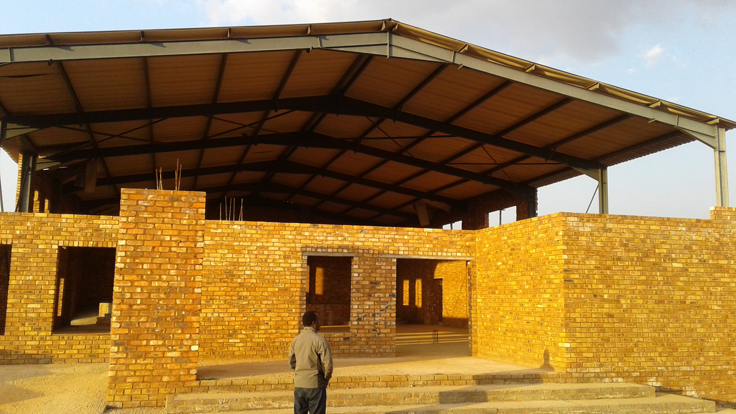 Construction of Alliance Church in Phomolong