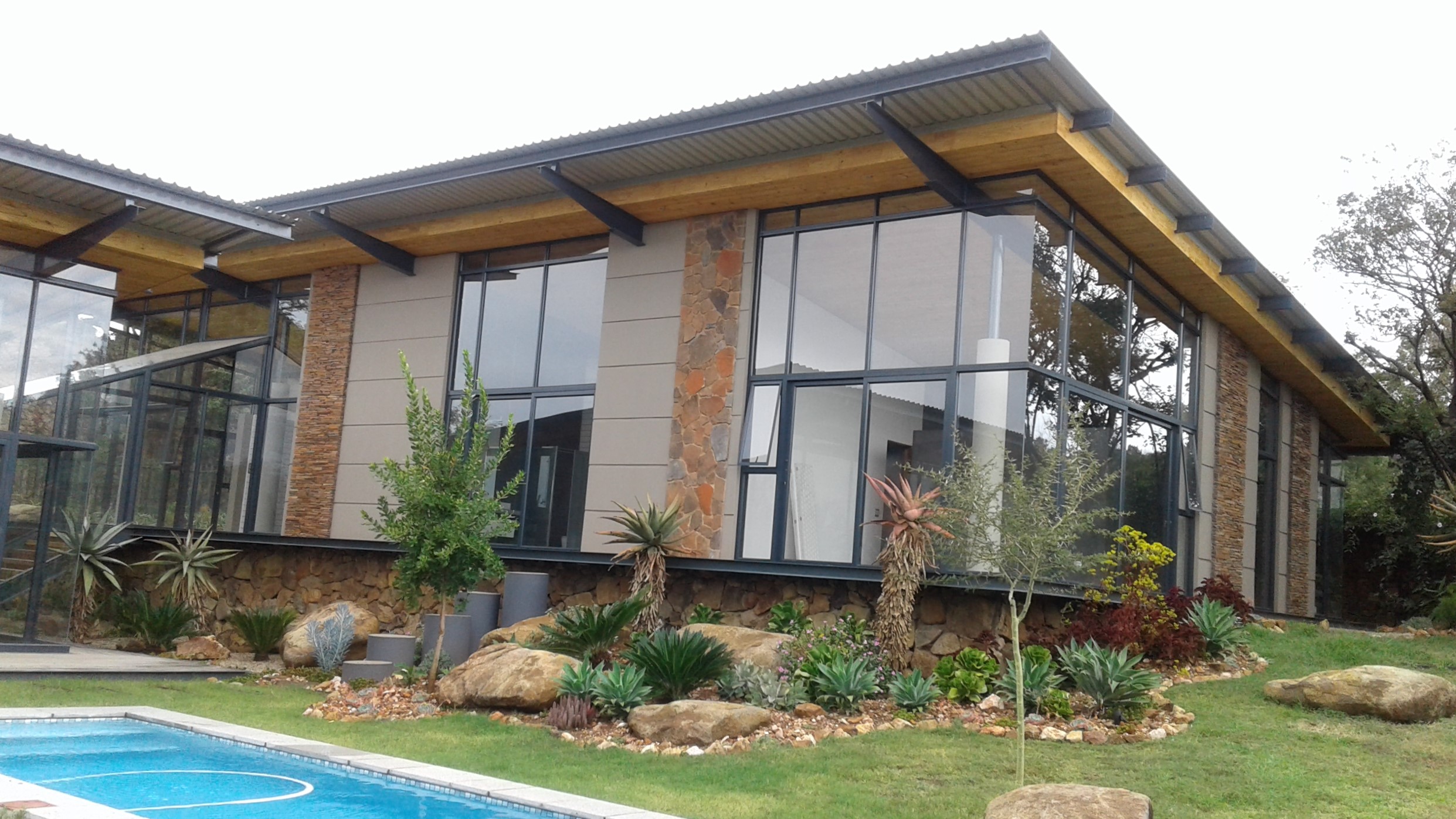 Construction of house in Kyalami